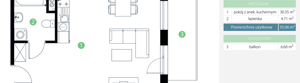 Mieszkanie w inwestycji: Bogatyńska Apartamenty etap 3