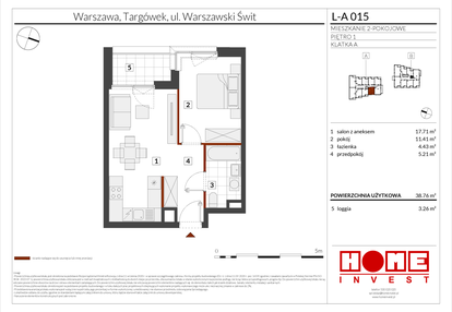 Mieszkanie w inwestycji: Warszawski Świt etap XII