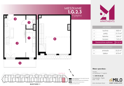 Mieszkanie w inwestycji: 2M Apartments etap IV