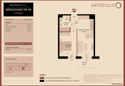 Mieszkanie w inwestycji: Artepolis