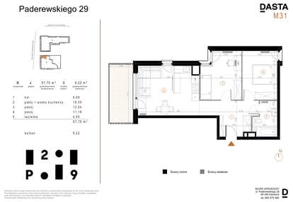 Mieszkanie w inwestycji: Paderewskiego 29