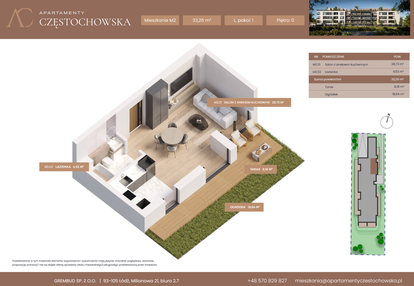 Mieszkanie w inwestycji: Apartamenty Częstochowska