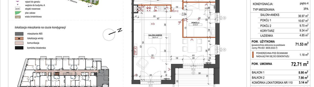 Mieszkanie w inwestycji: ulica Staszica bud. A