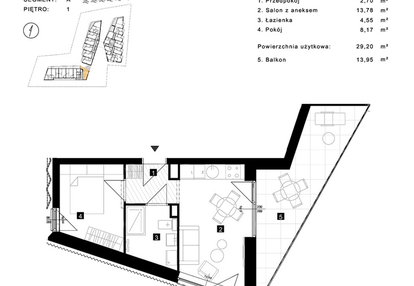 Mieszkanie w inwestycji: Cisha Apartamenty Dziwnów
