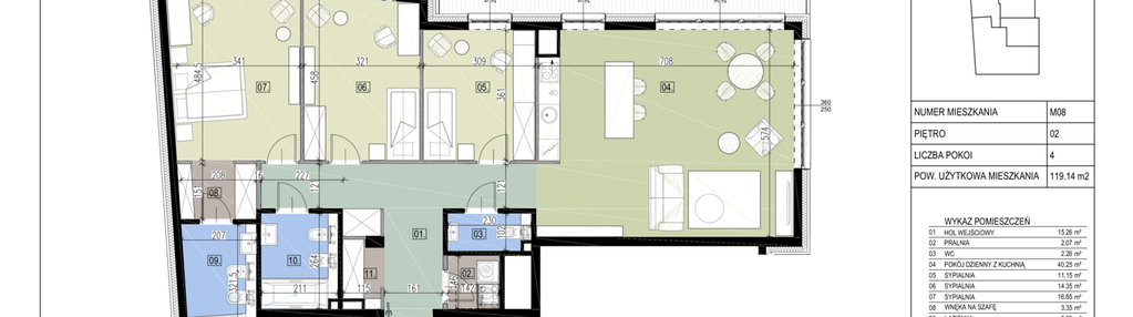 Mieszkanie w inwestycji: Apartamenty Orkana