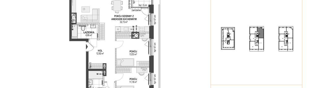 Mieszkanie w inwestycji: DOKI etap II (bud. G)