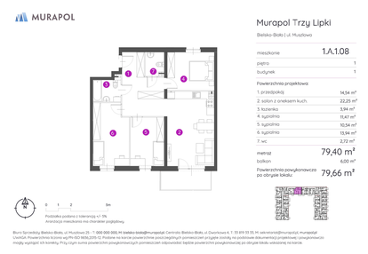 Mieszkanie w inwestycji: Murapol Trzy Lipki