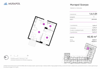 Mieszkanie w inwestycji: Murapol Scarpa