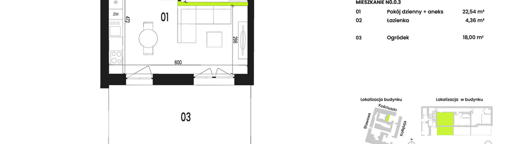 Mieszkanie w inwestycji: Ogrody Staromiejskie