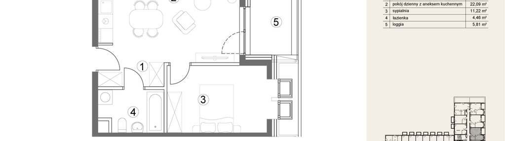 Mieszkanie w inwestycji: Waterlane Vibe