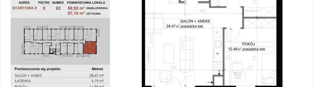 Mieszkanie w inwestycji: M|City