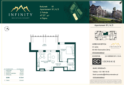 Mieszkanie w inwestycji: Infinity Mountain Resort etap 2