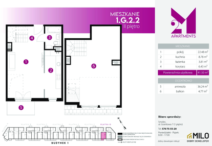 Mieszkanie w inwestycji: 2M Apartments etap IV