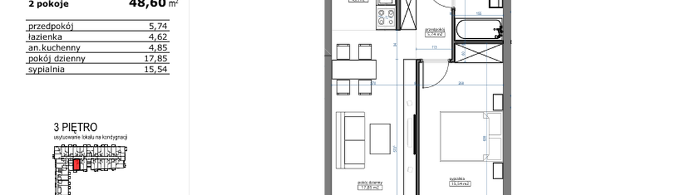 Mieszkanie w inwestycji: Naramowicka 172