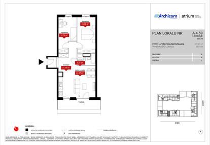 Mieszkanie w inwestycji: Atrium - Nowy Szczepin