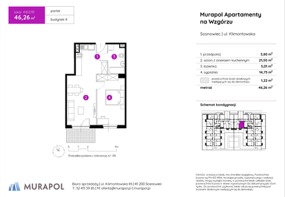 Mieszkanie w inwestycji: Murapol Apartamenty na Wzgórzu - bud. 4 i 5