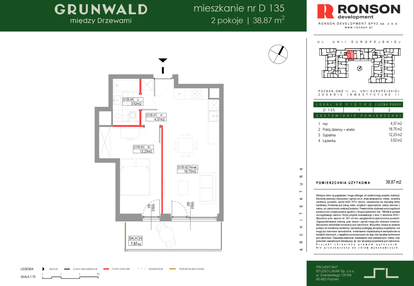 Mieszkanie w inwestycji: Grunwald Między Drzewami etap III