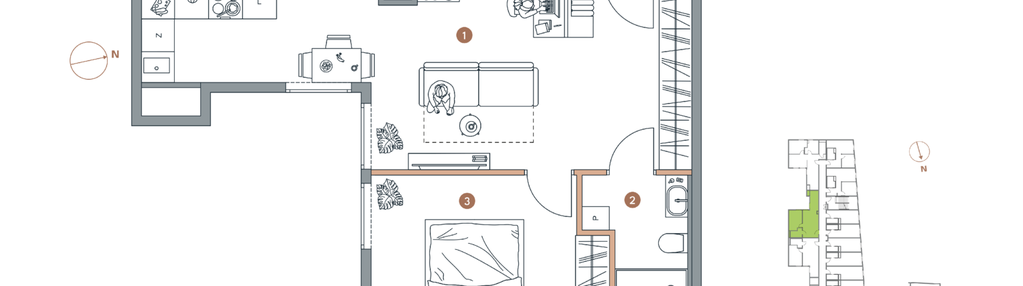 Mieszkanie w inwestycji: Starowiejska 3