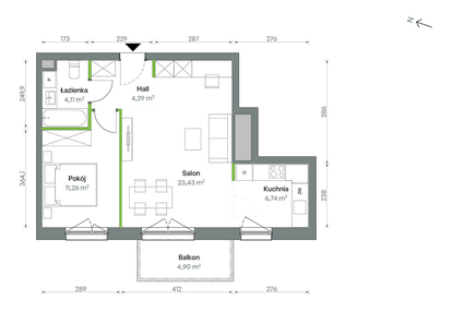 Mieszkanie w inwestycji: Oliwska Vita
