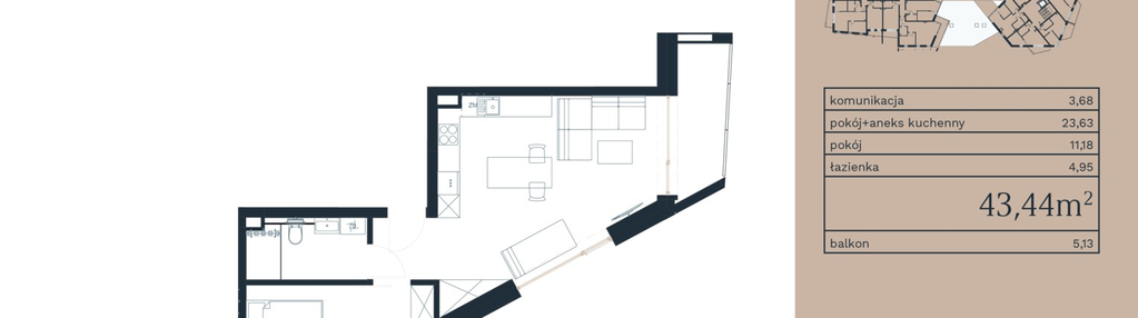 Mieszkanie w inwestycji: PRATUM APARTAMENTY ETAP I