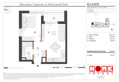 Mieszkanie w inwestycji: Warszawski Świt etap X