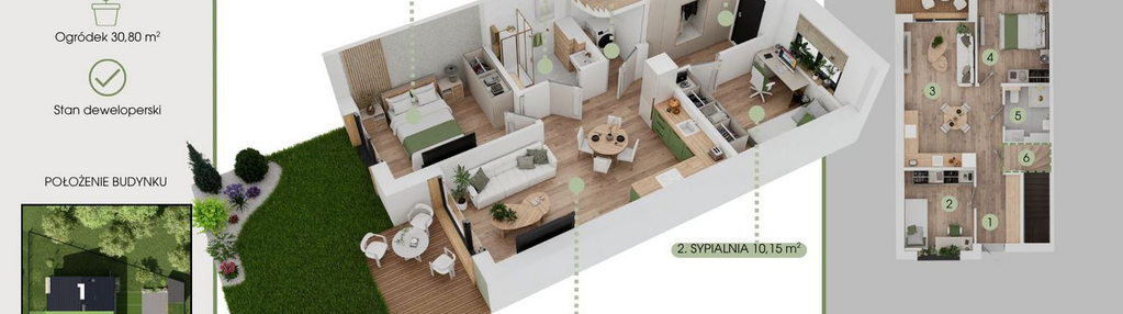 Mieszkanie w inwestycji: Green House Tuwima