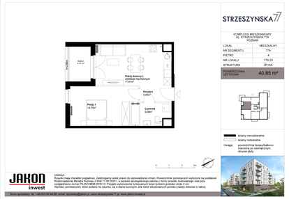 Mieszkanie w inwestycji: Strzeszyńska 77