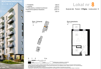 Mieszkanie w inwestycji: Osiedle Kochanowskiego - Gliwice