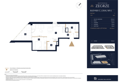 Mieszkanie w inwestycji: Rezydencja Zegrze etap III