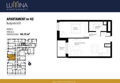 Mieszkanie w inwestycji: Apartamenty Lumina