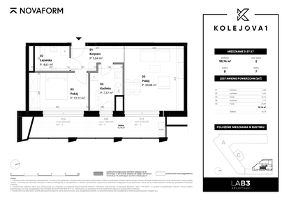Mieszkanie w inwestycji: Kolejova 1