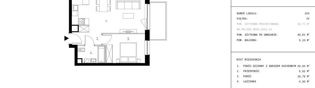 Mieszkanie w inwestycji: Staszica 3