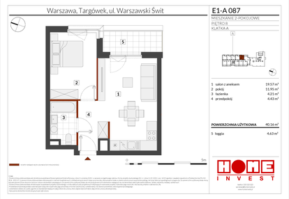 Mieszkanie w inwestycji: Warszawski Świt etap X