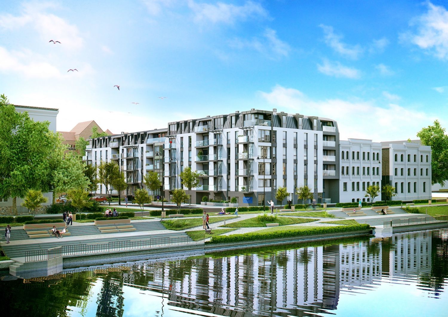 Riverfront Apartments Gdańsk lokale użytkowe na sprzedaż
