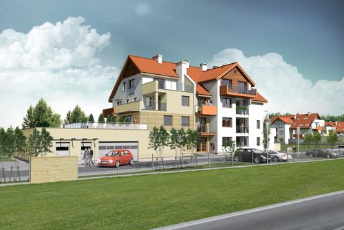 Apartamentowce w Osielsku