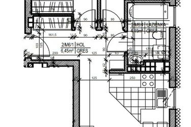 Rzut - Mieszkanie na sprzedaż 3 pokoje o powierzchni 52,12 m² - numer 6 w Staroniwskie Sady etap II
