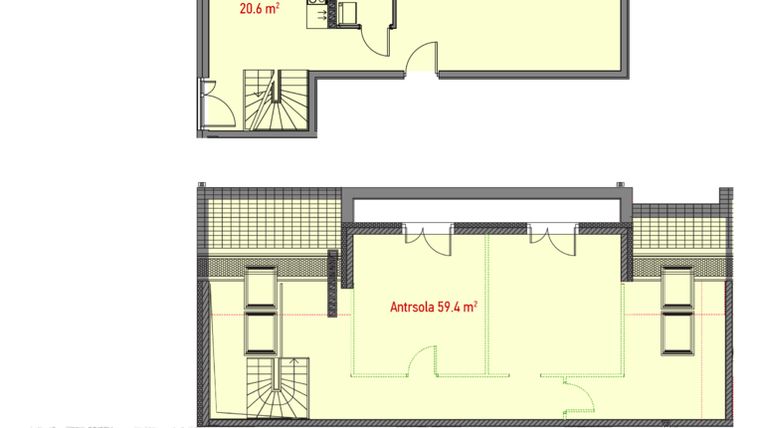 Rzut - Mieszkanie na sprzedaż 5 pokoi o powierzchni 120,87 m² - numer E.III.5 w Osiedle Śliwowa