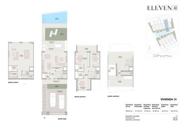 Rzut - Mieszkanie na sprzedaż 3 pokoje o powierzchni 206,19 m² - numer 10 w Eleven 41
