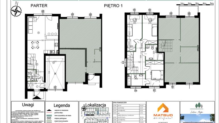 Rzut - Dom na sprzedaż 4 pokoje o powierzchni 120,4 m² - numer 17D/1 w Zielone Alejki etap II