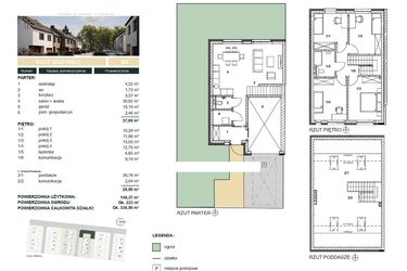 Rzut - Dom na sprzedaż 5 pokoi o powierzchni 148,37 m² - numer B6 w Cisova Park etap II