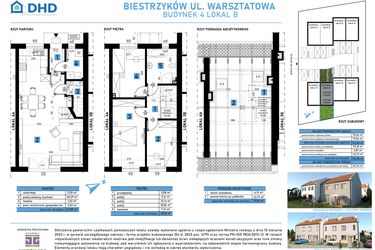 Rzut - Dom na sprzedaż 4 pokoje o powierzchni 145,26 m² - numer 4B w Domy w Biestrzykowie