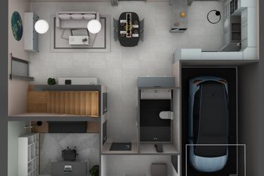 Rzut - Dom na sprzedaż 6 pokoi o powierzchni 150,08 m² - numer 1 w Osiedle Miniaturowa