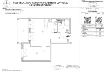 Rzut - Mieszkanie na sprzedaż 2 pokoje o powierzchni 46,44 m² - numer B.4.6 w Osiedle Villa Romanów