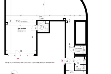 Rzut - Lokal użytkowy na sprzedaż 1 pokój o powierzchni 156,52 m² - numer B/1/0/1 w Malta Wołkowyska etap III