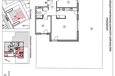Rzut - Mieszkanie na sprzedaż 4 pokoje o powierzchni 96,13 m² - numer A2 w Vilanovia Park