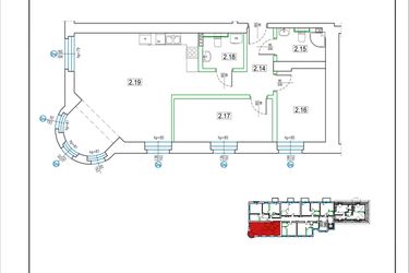 Rzut - Mieszkanie na sprzedaż 3 pokoje o powierzchni 70,03 m² - numer 18 w Kamienica 62