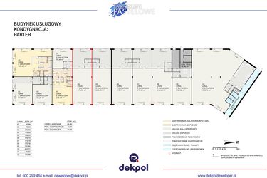 Rzut - Lokal użytkowy na sprzedaż 1 pokój o powierzchni 176,56 m² - numer 4 w Park Handlowy Pastelowe