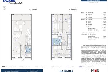 Rzut - Dom na sprzedaż 4 pokoje o powierzchni 104,62 m² - numer 6 w Osada Nadolicka