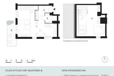 Rzut - Mieszkanie na sprzedaż 2 pokoje o powierzchni 36,86 m² - numer M30 w Park-Wojszyce