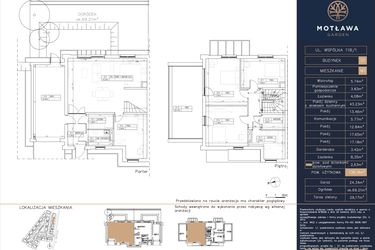 Rzut - Dom na sprzedaż 5 pokoi o powierzchni 138,18 m² - numer D1.M1 w Motława Garden